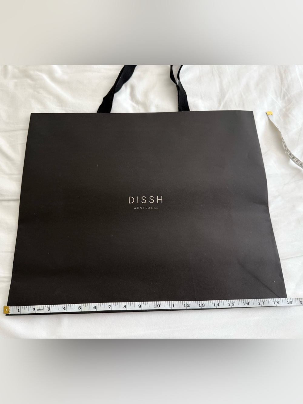 Dissh Black Tote Shopping Bag